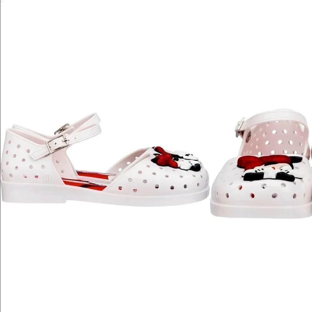 💕Mini Melissa Girls furadinha comfortable cushioned sandal size 2 and 3 new